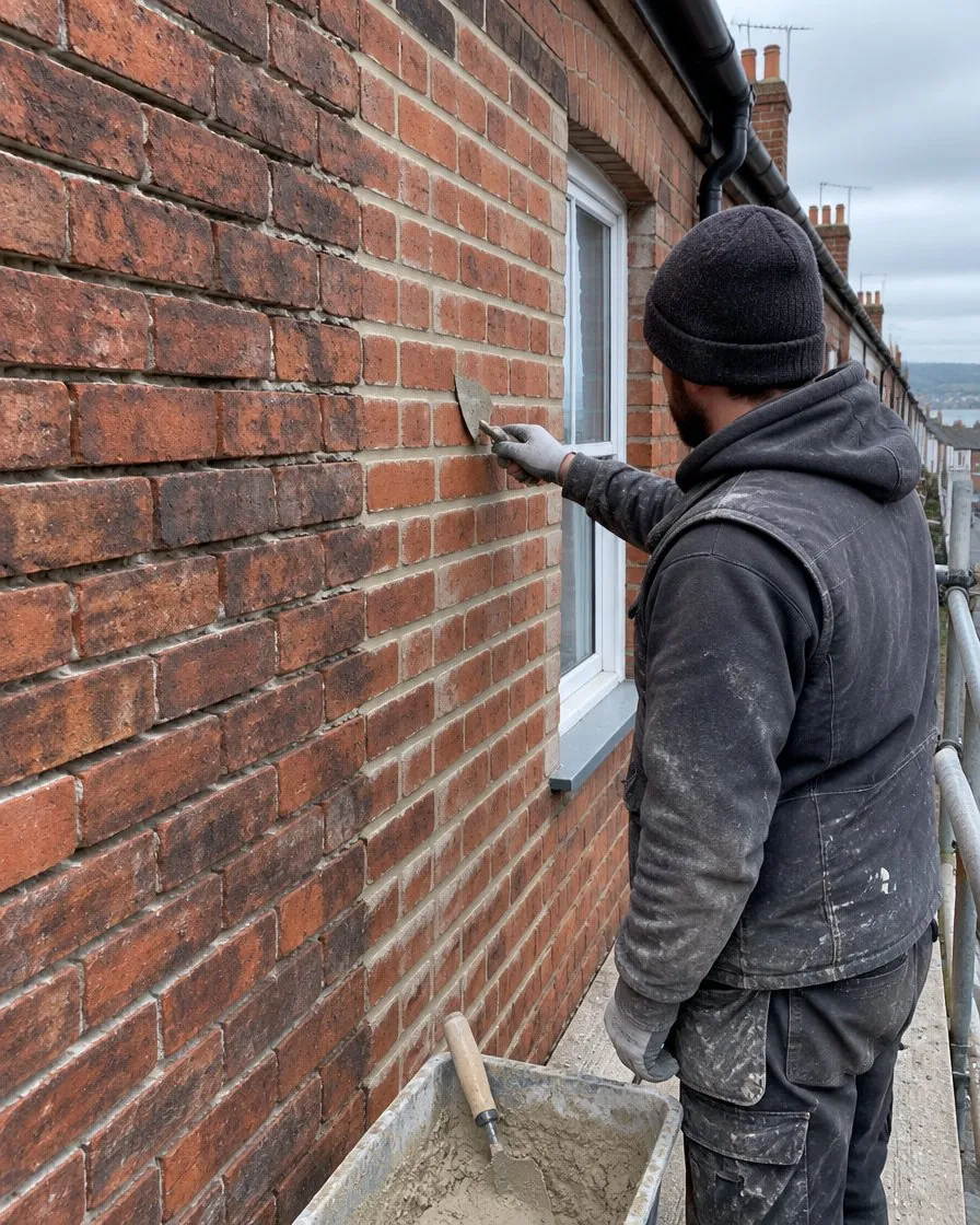 Brickwork and repointing in Treverbyn