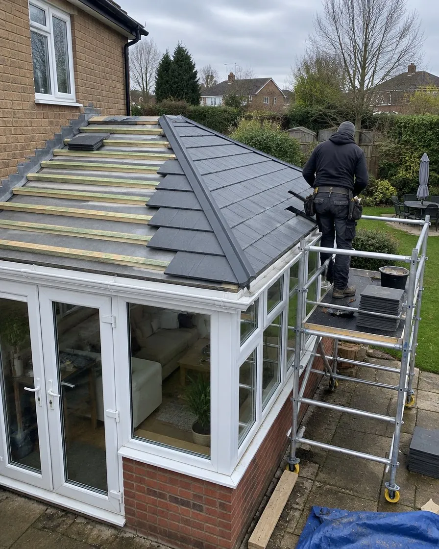 Conservatory roof replacement in Treverbyn